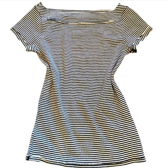 Free People We the Free Ahoy Striped Tee Sz S #46D - Picture 5 of 11